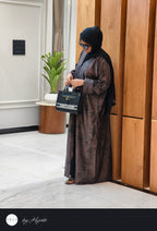 Self Printed Designer Pattern Abaya