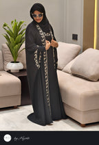 Moroccan Stone Work Designer Bridal Abaya