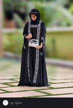 Elegant Moroccan Designer Bridal Wear Stone Work Premium Abaya