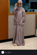 Designer Stone Work Abaya – A Statement of Modern Elegance