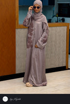 Designer Stone Work Abaya – A Statement of Modern Elegance