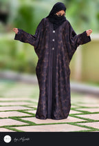 Elegant Self Printed Abaya – Understated Luxury with Timeless Grace
