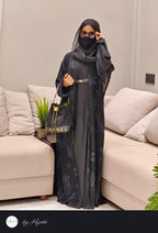Self-Printed Floral Netted Designer Abaya