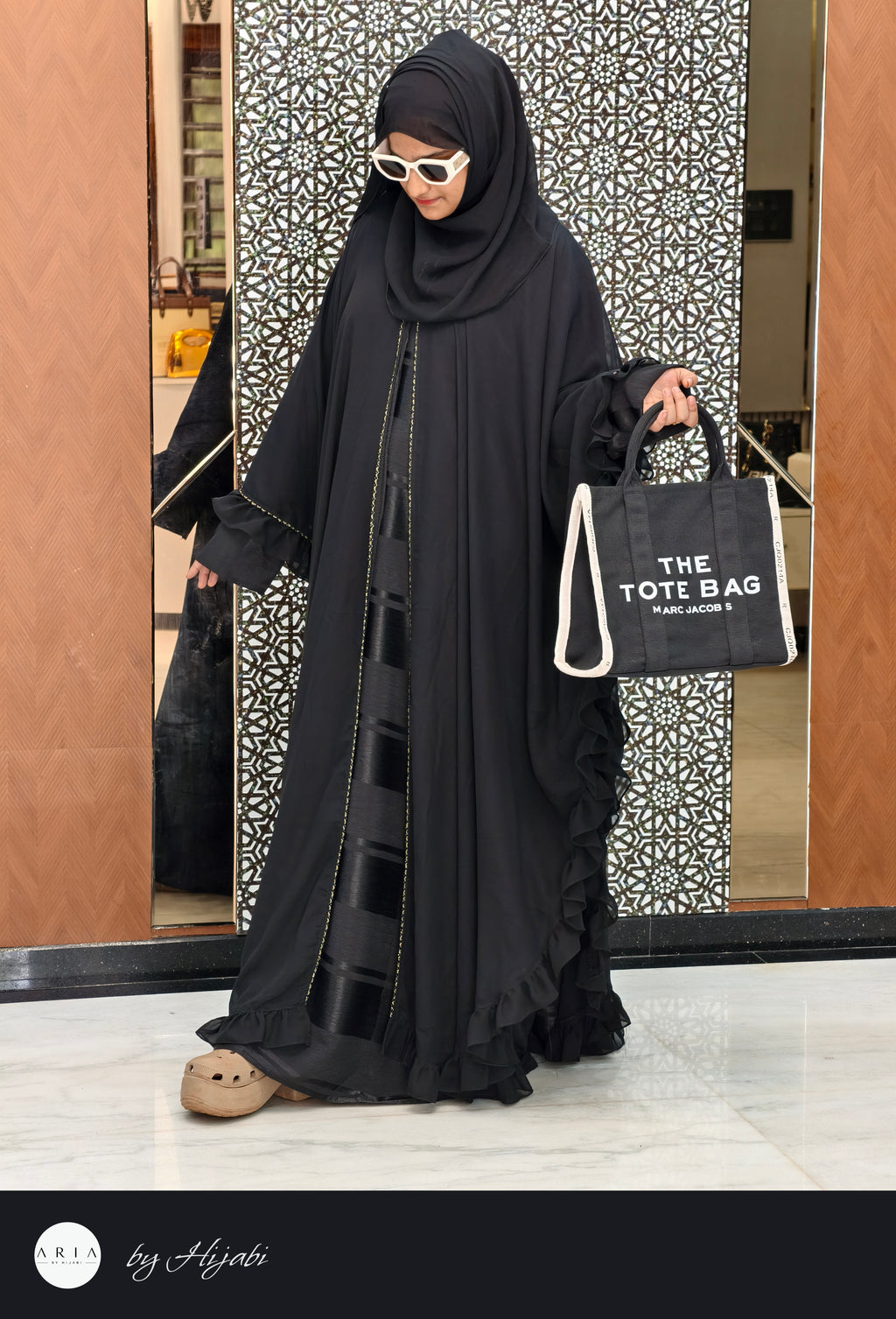 Bridal Designer Wear Flowy and graceful silhouette Abaya