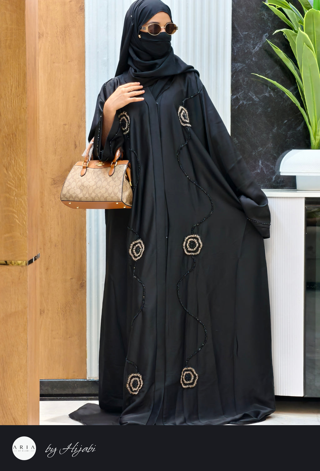 Black & Gold Luxury Abaya