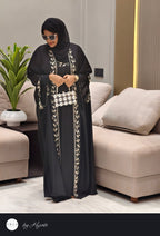 Moroccan Stone Work Designer Bridal Abaya