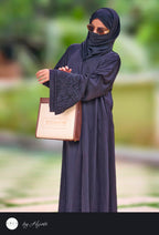 Simple Decent Sleeve Stone Work Premium Abaya