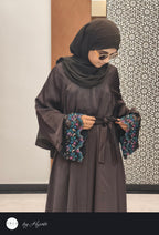 Sleeve Stone Work Umbrella Abaya – Luxury Designer Elegance