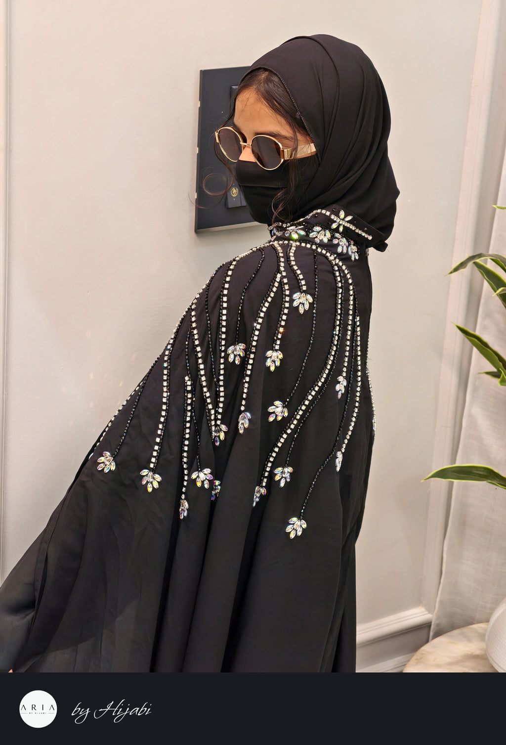 Bridal Wear Premium Stone Work Designer Abaya