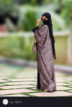 Premium Self Printed Shawl Abaya