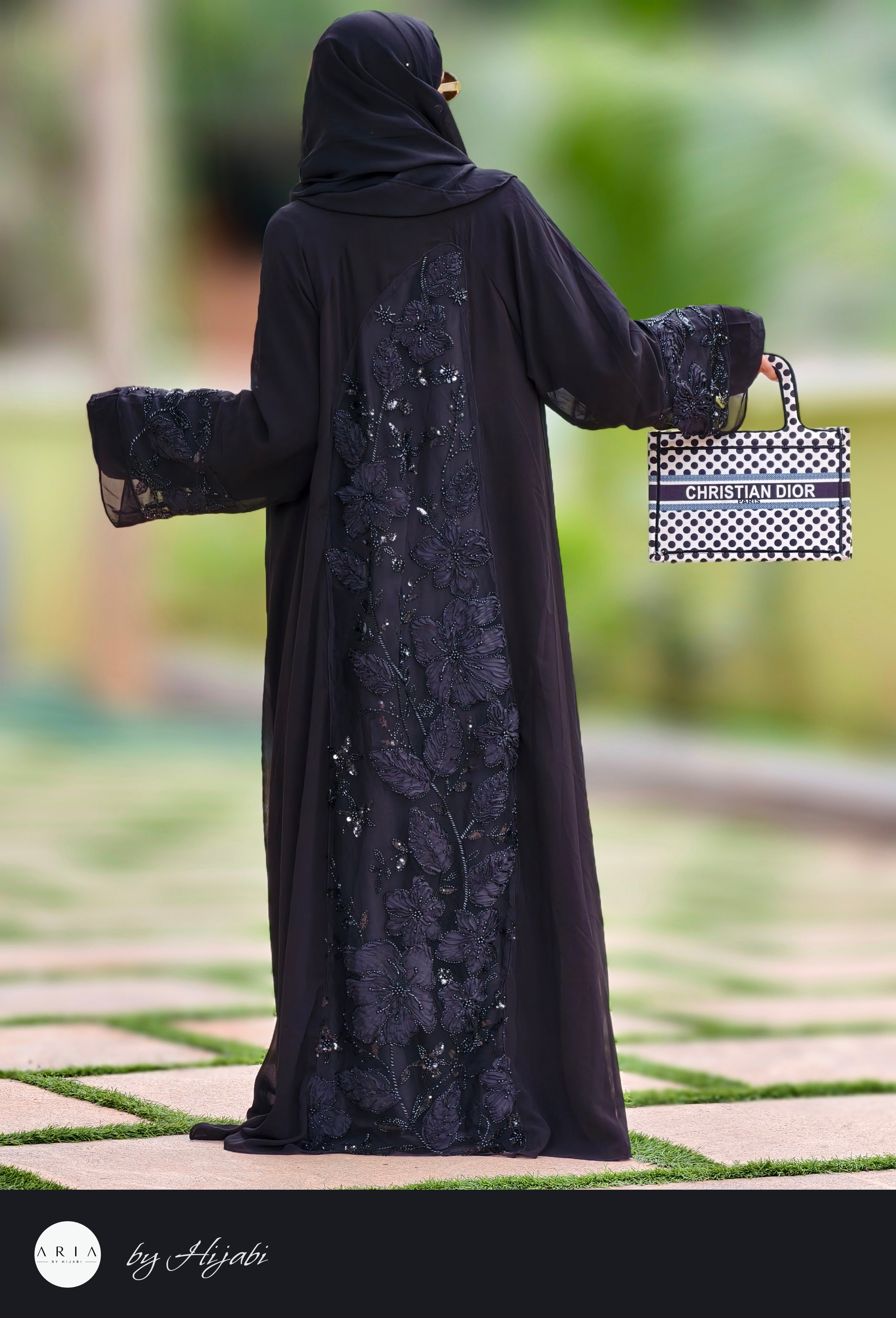 Bridal Wear Premium Embroidery Work Abaya