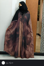 Luxury Dubai Floral Frill Abaya