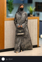 Designer Self Printed Abaya