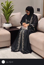 Moroccan Stone Work Designer Bridal Abaya