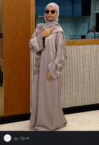 Designer Stone Work Abaya – A Statement of Modern Elegance