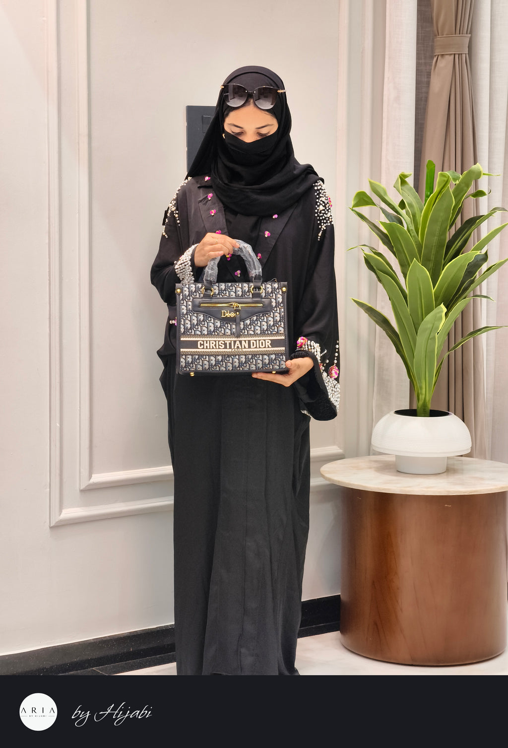 Bridal Designer Wear Stone Work Abaya