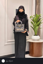 Bridal Designer Wear Stone Work Abaya
