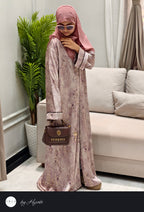 Floral Self-Printed Luxury Abaya