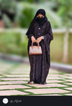 Elegant Self Printed Abaya – Understated Luxury with Timeless Grace