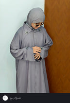 Simple Plain Elegant Collar Abaya