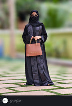Shawl Collar Stone Work Premium Abaya