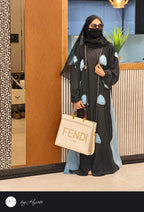 Designer Bridal Wear Tissue Work Abaya