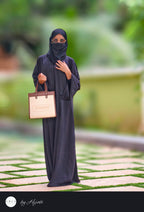 Simple Decent Sleeve Stone Work Premium Abaya
