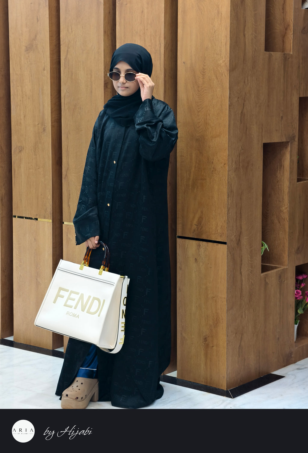 FENDI-Inspired Designer Abaya