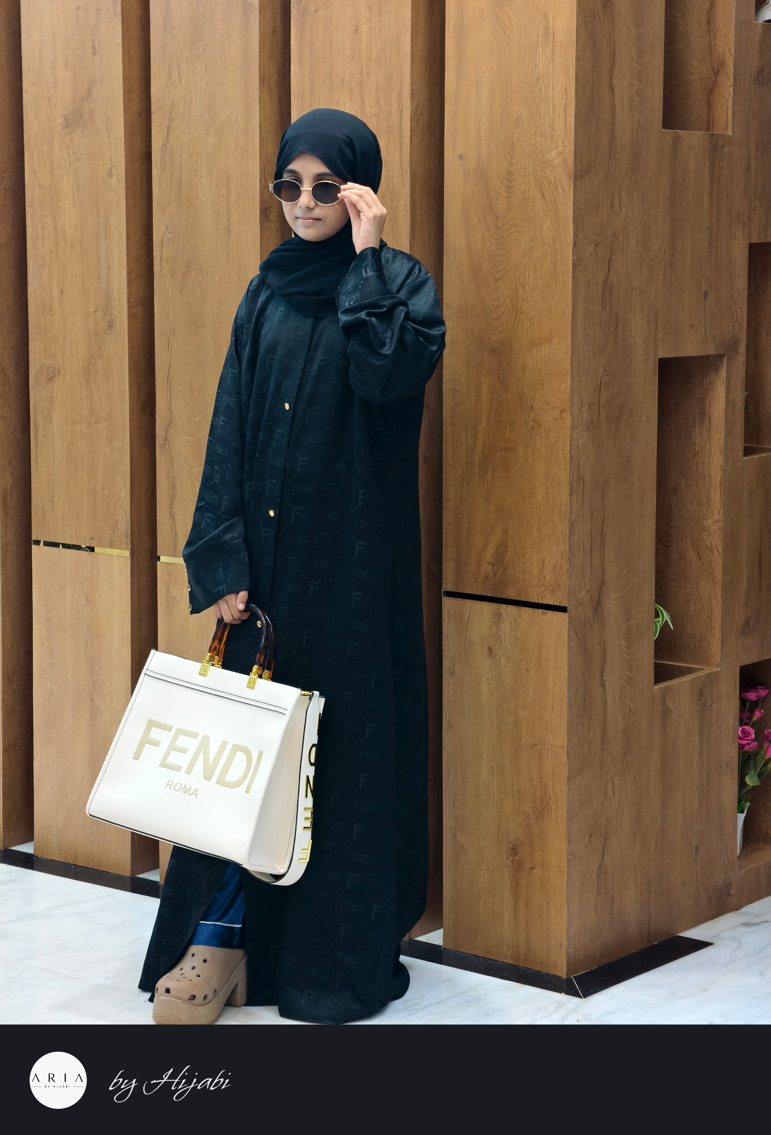FENDI-Inspired Designer Abaya