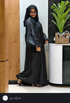 Original Dubai Black Organza Designer Abaya