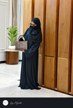 Designer Stone Work Abaya – Luxury Shoulder Pattern Edition