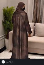 Designer Self-Printed Abaya – Luxury in Every Detail
