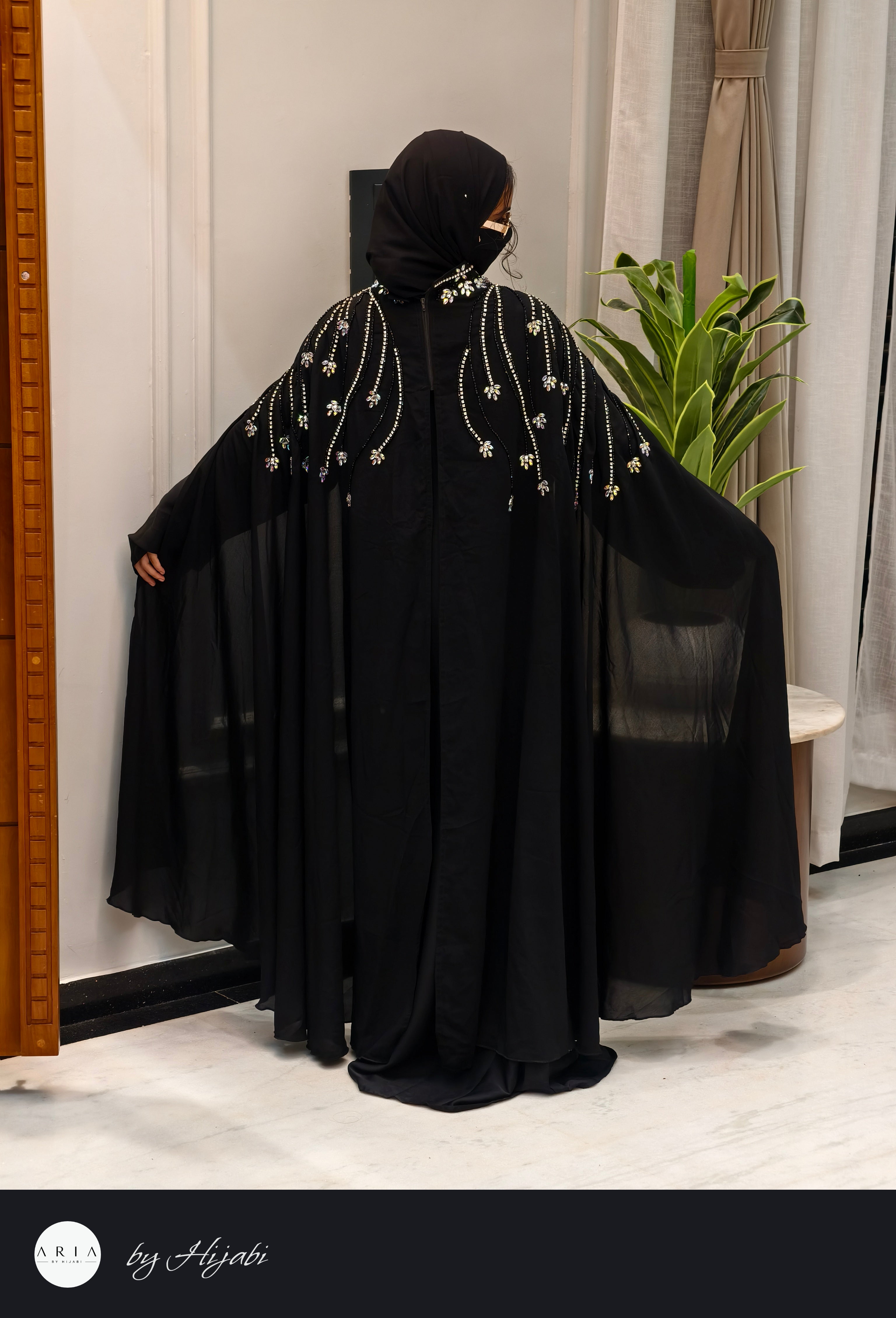 Bridal Wear Premium Stone Work Designer Abaya