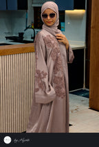 Designer Stone Work Abaya – A Statement of Modern Elegance