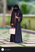 Designer Wear Long Lapel Abaya