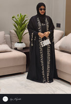 Moroccan Stone Work Designer Bridal Abaya