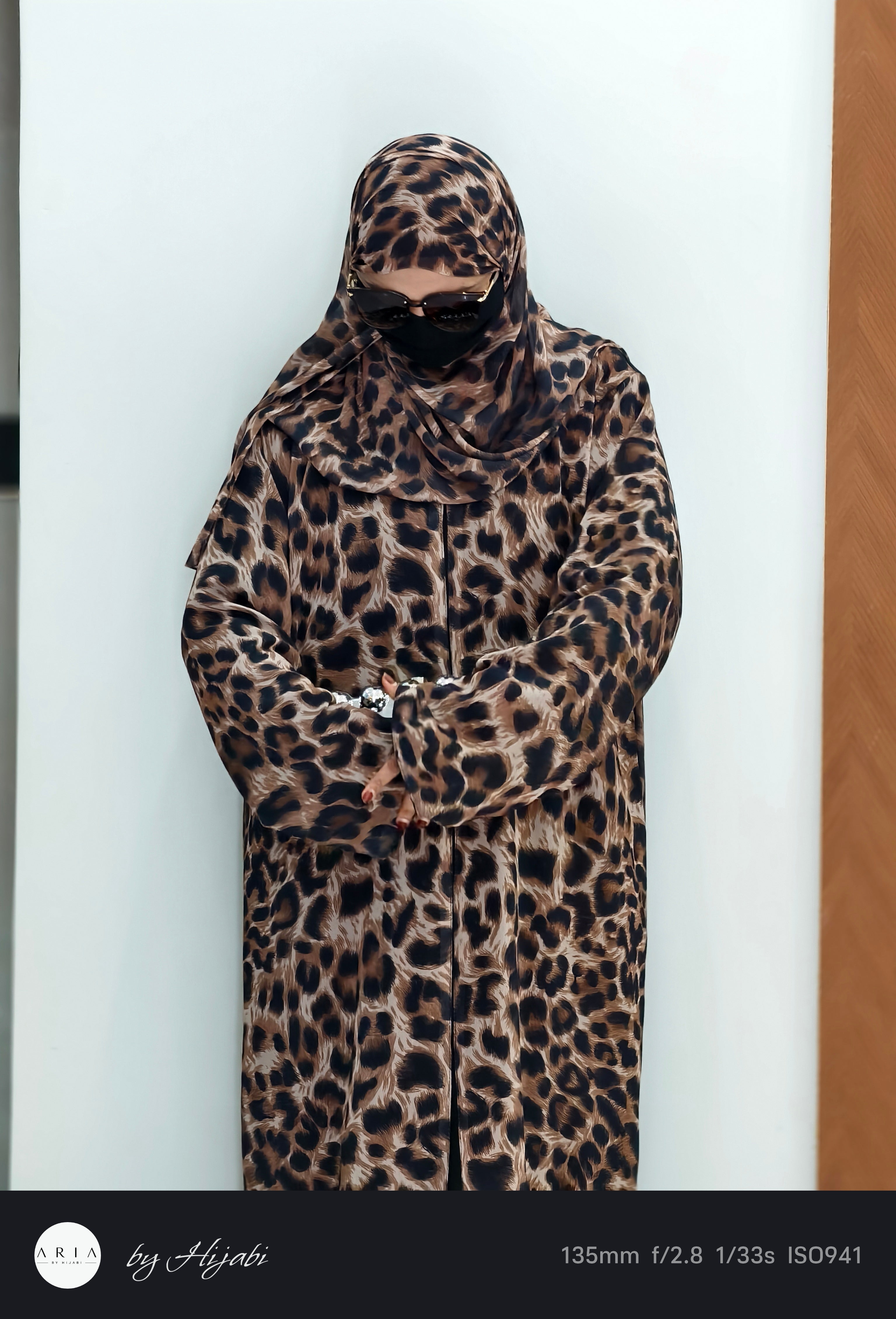 Imported Dubai Cheetah print Abhaya