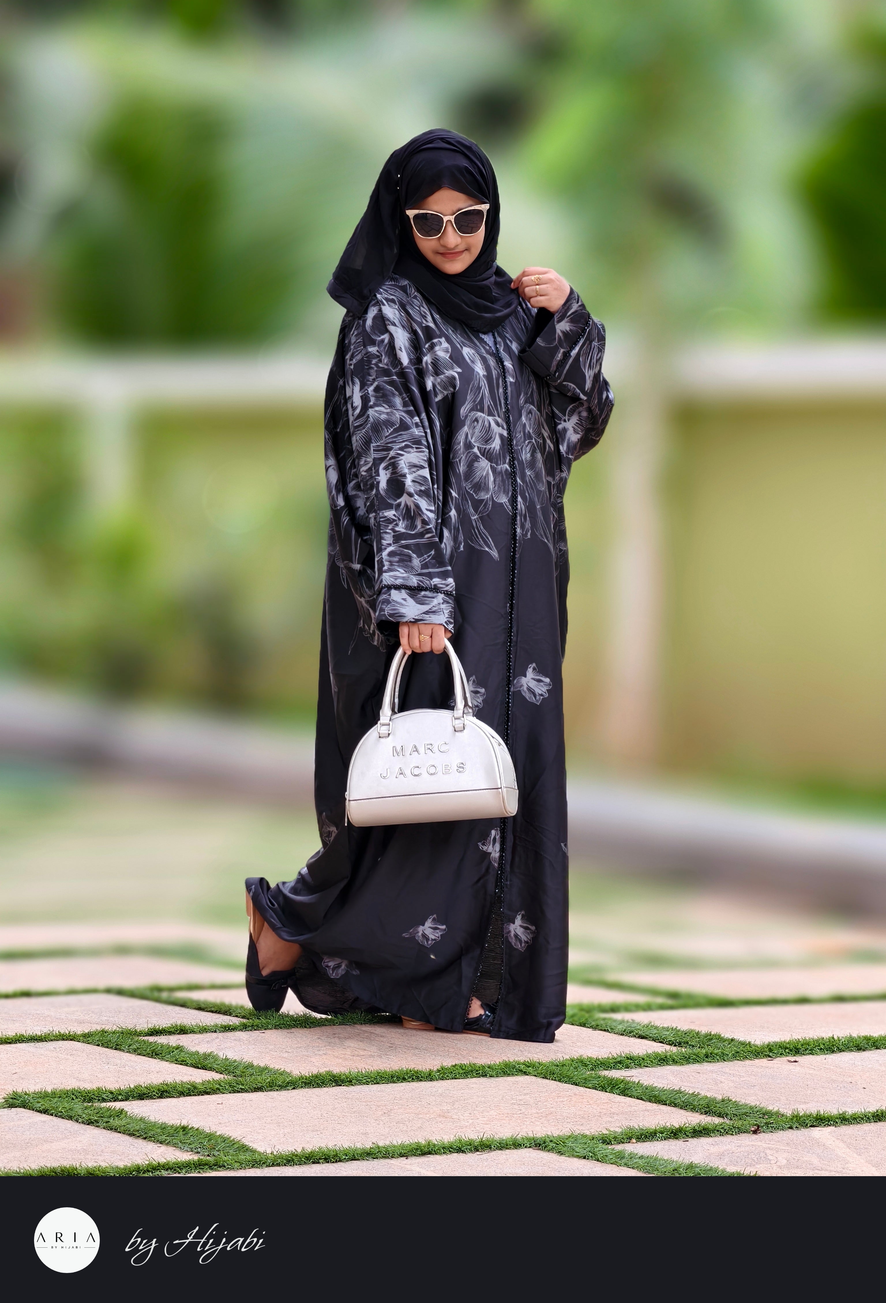 Premium Self Printed Designer Wear Abaya