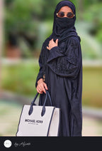Premium Elegant Stone Work Abaya