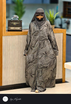 Designer Self Printed Abaya