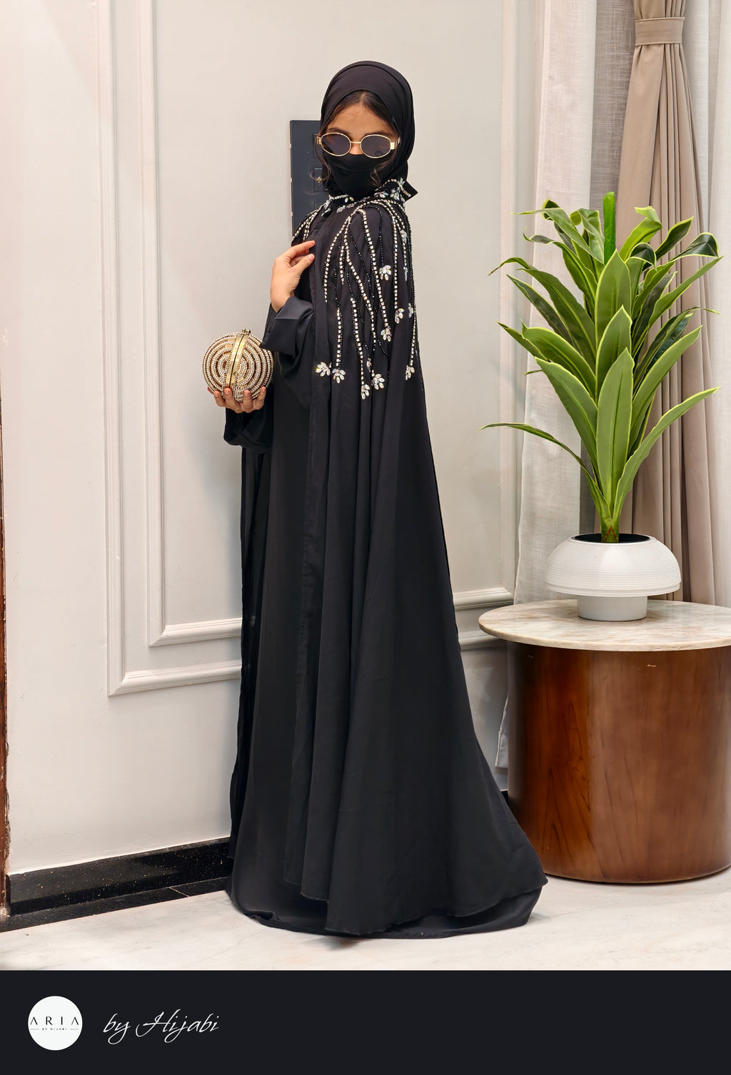 Bridal Wear Premium Stone Work Designer Abaya