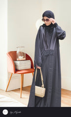 Shawl Lapel Designer Wear Abaya