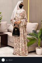 Elegant Floral Shimmer Designer silhouette Wear Abaya