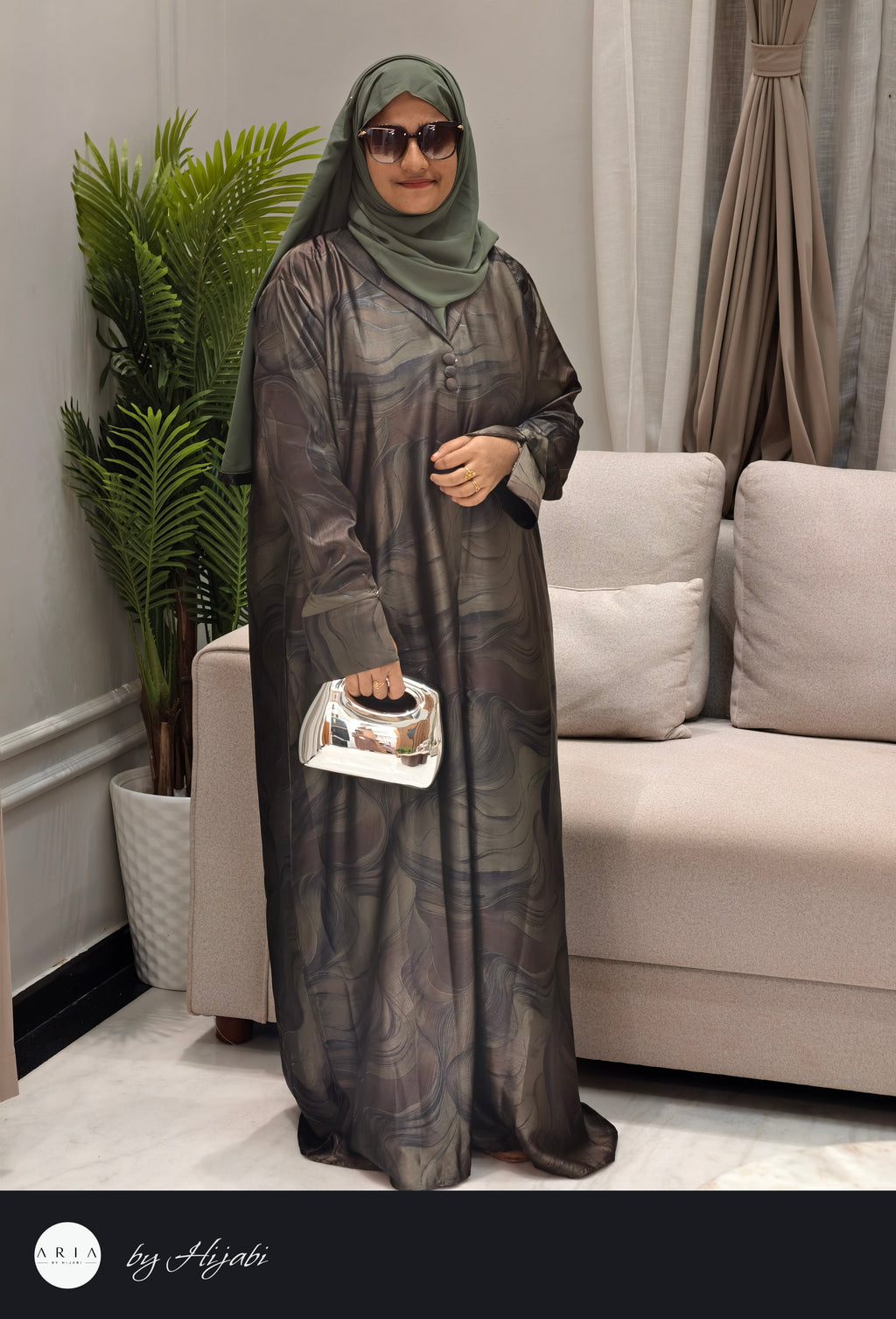 Self Printed Designer Abaya – Simple, Soft & Luxuriously Elegant