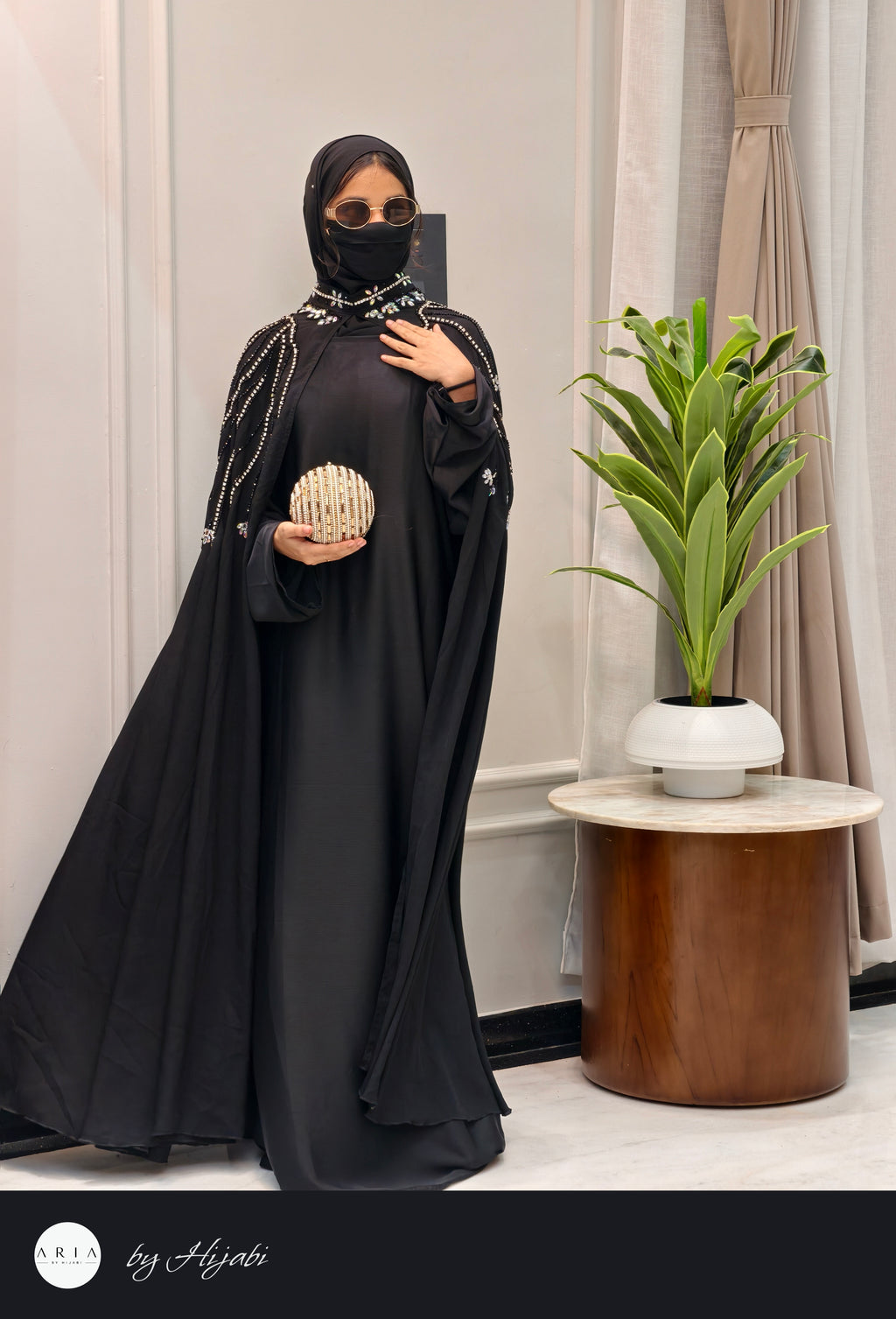 Bridal Wear Premium Stone Work Designer Abaya