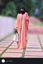 Designer Wear Baby Pink Abaya