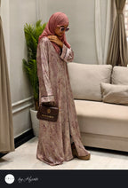 Floral Self-Printed Luxury Abaya