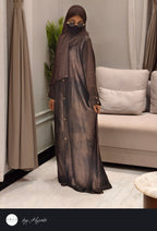 Designer Self-Printed Abaya – Luxury in Every Detail
