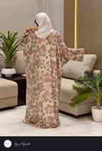 Elegant Floral Shimmer Designer silhouette Wear Abaya