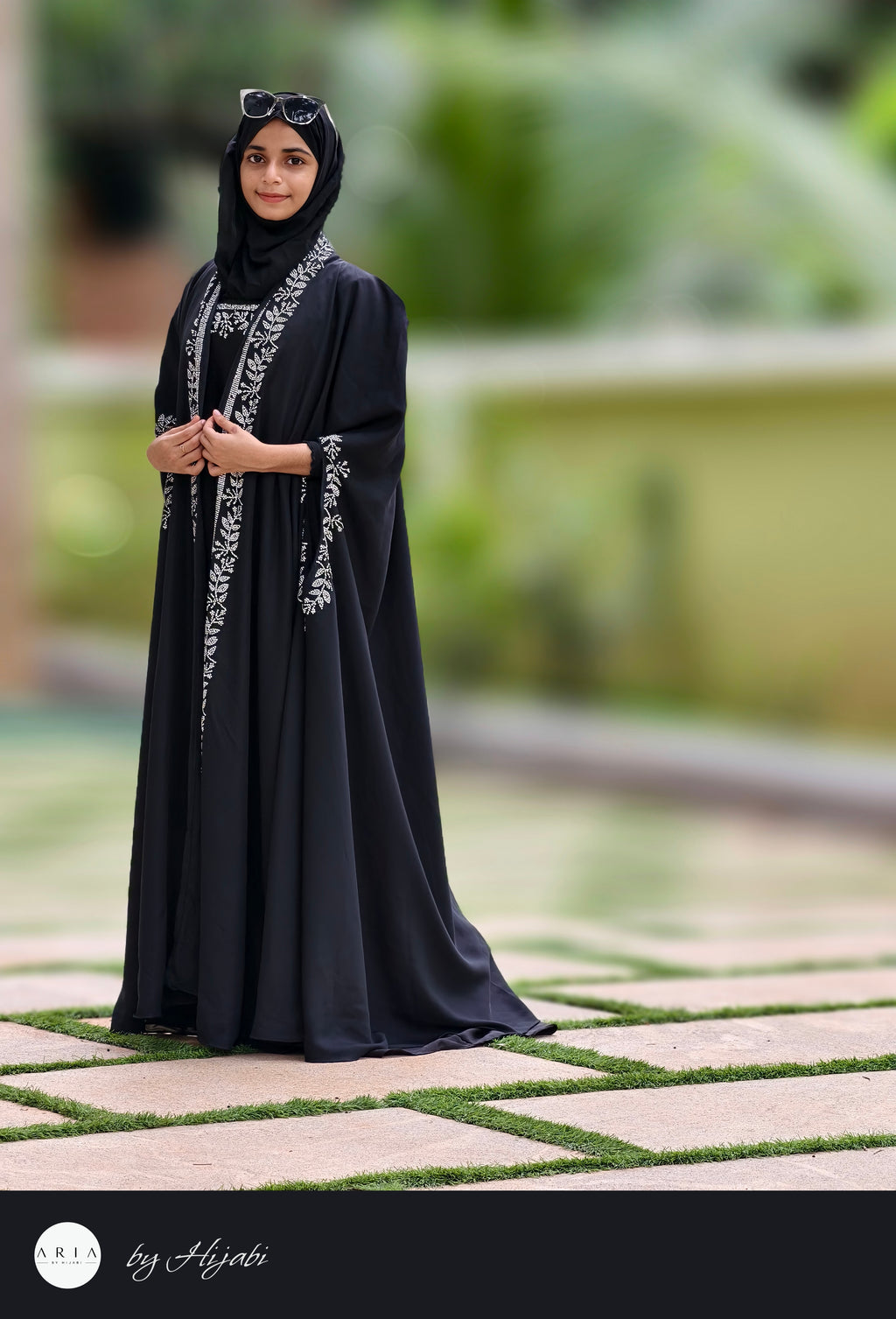 Elegant Moroccan Designer Bridal Wear Stone Work Premium Abaya